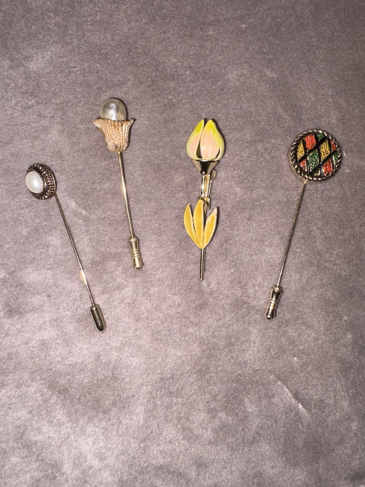 Vintage Stick Pin & Lapel Pin Lot (1950’s 1970’s)