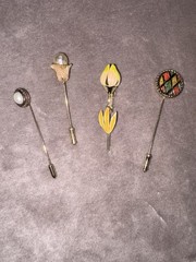 Vintage Stick Pin & Lapel Pin Lot (1950’s 1970’s)