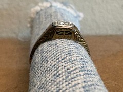 Antique Victorian Diamond and Gold Engagement Ring