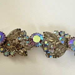 Juliana Delizza & Elster 5 Link Blue Aurora Borealis (AB) Bracelet READ