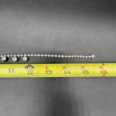 Vintage Rhinestone Necklace Adjustable Length Mid Century Glamorous Sparkle