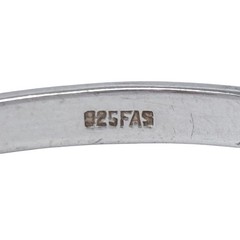 Vintage Sterling Silver 925 | Live Love Laugh Cuff Bracelet | 7″