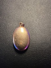 Vintage 10K Gold Oval Locket Etched Laurel Wreath Monogram Pendant – 1.7 grams