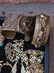 Vintage Rhinestones Designer Costume Jewelry Lot