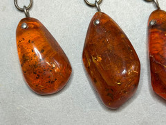 NATURAL OLD ANTIQUE COGNACK BALTIC AMBER NECKLACE 35,7 gr