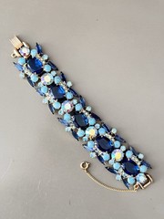 Vintage Verified JULIANA Turquoise Matrix Parure Bracelet Brooch Earring Set