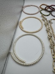 Faux and Simulated Pearl Necklaces and Bracelets Vintage *See Description*