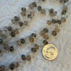 Signed Avenue Bead Necklace 32in