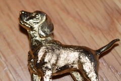 Crown Trifari Canine Collection Beagle Dog Brooch Pin Standing Labrador Figure