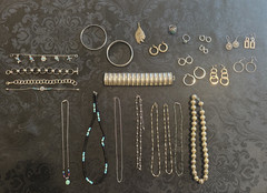 27 Piece Lot of South Western Vintage to Modern Jewelry (Mexico .925)