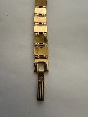 VTG 1970s Lapis Lazuli Watch/Bracelet Gold Tone Smithsonian Institution, Unused