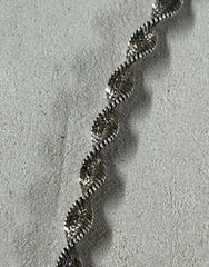 VTG FAS Sterling Silver Twisted Chain Necklace 18”