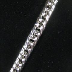 Silvertone Chain Necklace 30 In Unisex Strand Fashion Jewelry Vintage 1960 1970