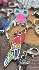 19- Animal,insect, Bird Charms – Parrot Elephant Giraffe Turtle Butterfly Dog ..