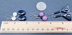 LOT OF 14 PAIRS OF ASSORTED VINTAGE BEADED DANGLE EARRINGS B160