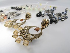 Retro Varying Dangling Chandlier Styles LOT of 6 Post Pierced Earrings 194R