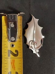 Star Art Brooch Holly Leaf 40’s -50’s Sterling