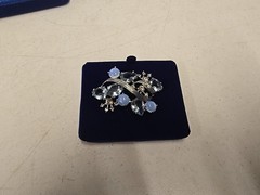 Camrose & Kross Jackie Kennedy Morning Mist Brooch W/ Box & COA