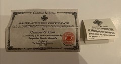 Camrose & Kross JBK Jacqueline Kennedy Vintage Amber Gold Tone Link Bracelet
