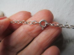 Vintage 925 Sterling SilverTwo tone Ball Rolo Chain Necklace 17g, 36″