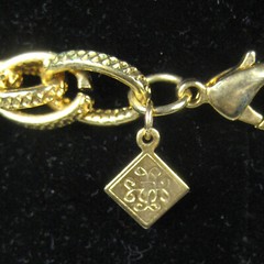 CN Necklace Women Goldtone 36 In VTG 90s Estate Graduating Yellow Beaded Chain