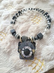 Suzanne Bellows 3 Piece Signed Necklace, Bracelet & Earrings. One Of A Kind!