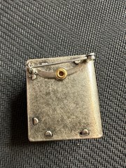 Raelinda Woad “Contemporary Mythmaker” Storyteller Book Brooch, 1.5in
