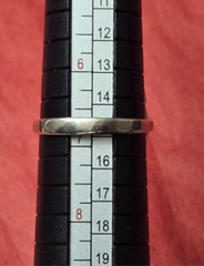 925 Sterling Silver Black Gemstones Ring Size 6 3/4 Art Deco Style? 6 Grams