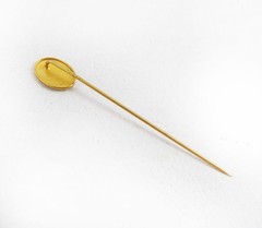 Nice Vintage Victorian Edwardian Art Deco Art Nouveau Etched HAA&CO Stick Pin