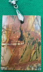 Artisan Picasso Jasper Rock Jewelry Unique -14″