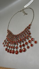 Lucky Brand Women’s Necklace Gold Tone Metal Semi Precious Accents