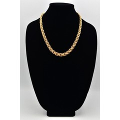 Napier Vintage 24″ Chunky Curb Rope Chain Necklace Gold Heavy Signed 1970s BinBM
