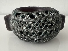Antique Bronze African Currency Slave Bangle Bracelet