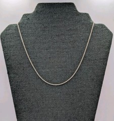 Speidel Vintage Sterling Silver 1.5 mm Cable Link Chain 925 Necklace – 17.75″
