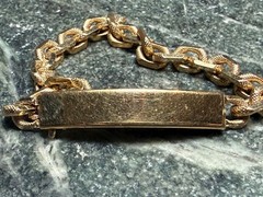 Vintage SPEIDEL Gold Tone ID Bracelet – Not Engraved