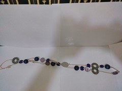 Vintage Artisan Boho Statement Necklace | Handmade Earth Tone Beads & Wood Mix