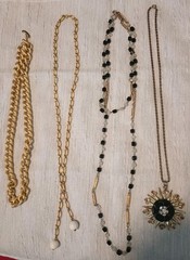 Antique & Vintage 50+ Lot Of Necklaces & Varies Designs & Quality.