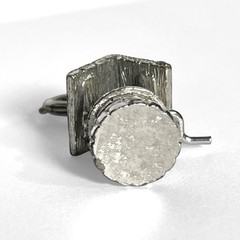 VTG Monet Wishing Well Charm Silver Tone Pendant Moving Handle Miniature Cute