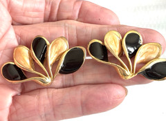Vintage Signed And Unsigned Lot Of 10 Pairs Post Clip And Screw Back Earrings