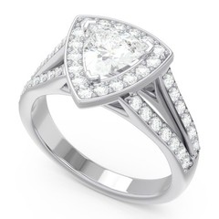 Art Deco Antique Vintage 2.30 Ct Diamond Wedding Ring Set 925 Sterling Silver