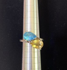 Vintage Sterling Silver Ring Lot of 4 Signed SS, RSC GEMS & Sz. Varies C11