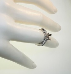 Vintage 1950’s Platinum Diamond Engagement Ring Fishtail Setting