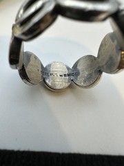 VTG Sterling Silver .925 Made in Mexico “O” design – ring size 12.5, grams12.8