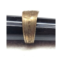 Vintage Duchess Silver Plate Pinocchio Spoon Ring Size 8.75 Wrap Bypass Jewelry