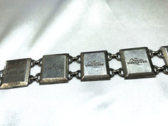 Statement Classic Hardware Blonde Pin-up Girls Vintageware 5 Link Bracelet