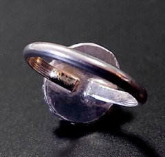 Sterling Silver ring with robin egg blue turquoise stone! Size 4.5, 2.5 grams!