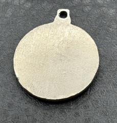 Vintage Italian Sports Car Convertible Charm Pendant Rope Border Fob