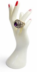 Men’s Vintage 10K Yellow Gold 1977 Holy Cross Class Ring-Size 11.