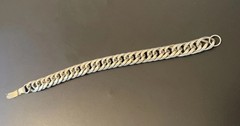 Men’s Vintage Heavy Chunky Chain Link Solid Copper Bracelet 8.5”