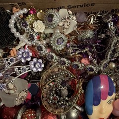 Vintage to Now Jewelry Lot, All Wearable Untested. No Broken. Box C3
